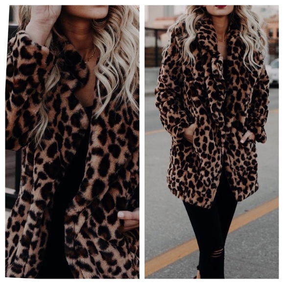 🏷Nevin Leopard Coat 🐆 - Picture 6 of 8